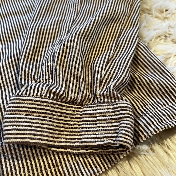 Christopher & Banks Brown Striped Jacket - Picture 2 of 11